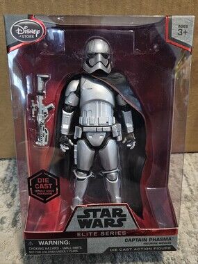 Disney Store Star Wars Captain Phasma Silver 6 Inch Action Figure